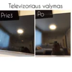 TV ekrano valiklis - Televizoriaus ekrano valymas - Nano šluostės