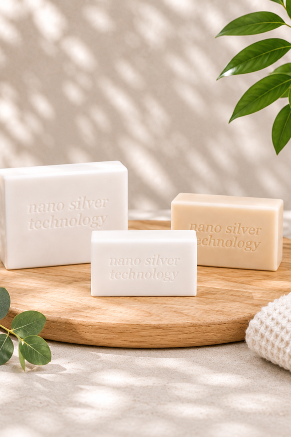 Raypath rudas ir baltas muilas su nano sidabru