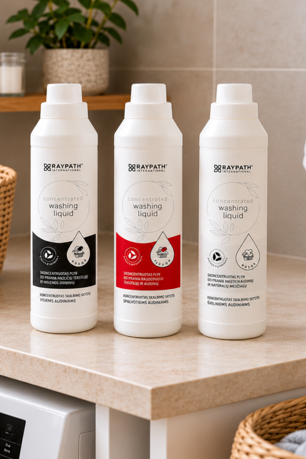 Koncentruoti skalbikliai Raypath su Nano sidabru
