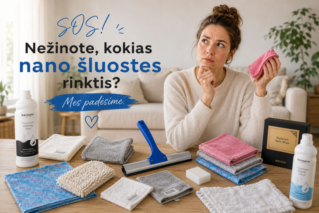 Kokias nano šluostes rinktis