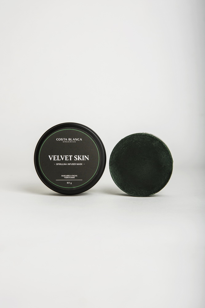 costa_blanca_organics_006 Drėkinanti veido kaukė su spirulina „Velvet Skin“