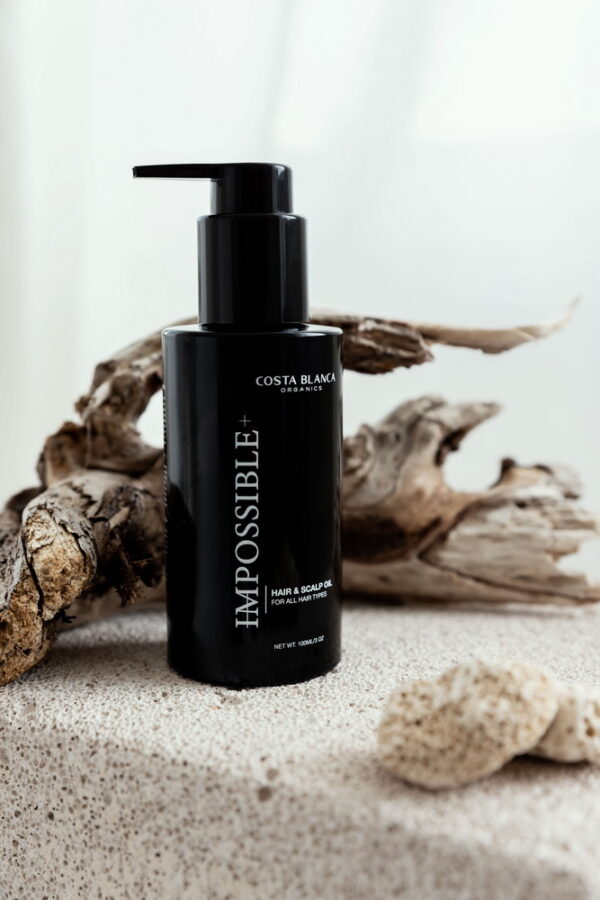 Costa Blanca Organics IMPOSSIBLE+ aliejus sausiems plaukams