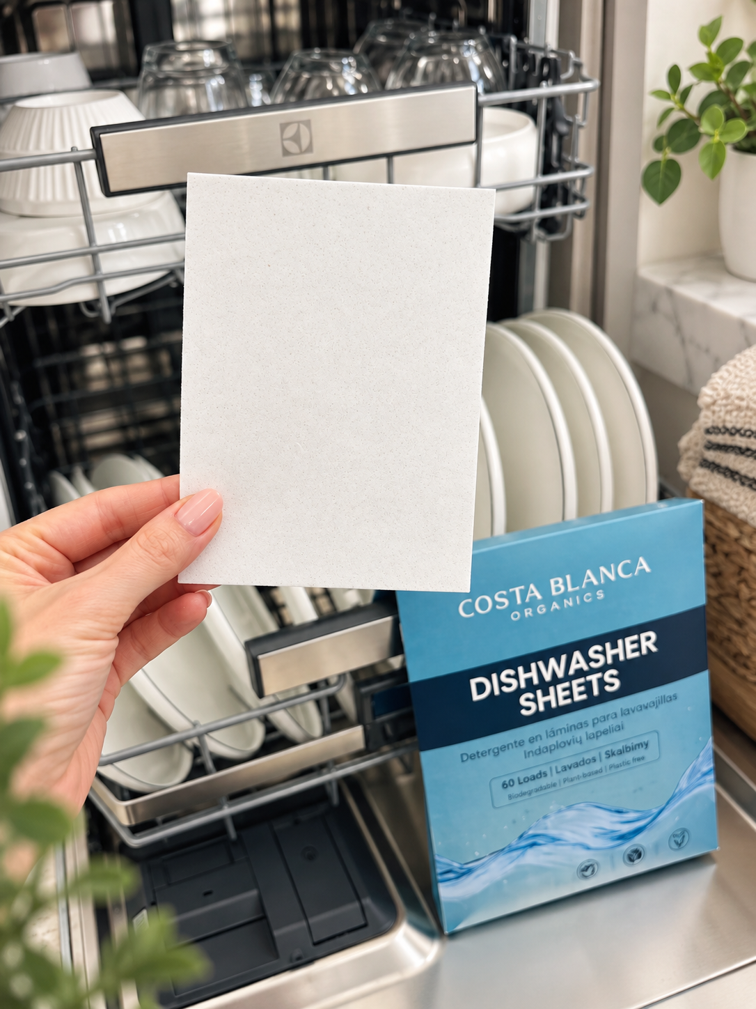 Indaplovės lapeliai Dishwasher Detergent Sheets