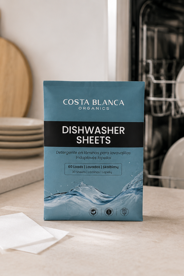 Costa Blanca Organics indaplovės lapeliai